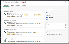 Adjust "GridPane Update" Slack post formatting for improved search results